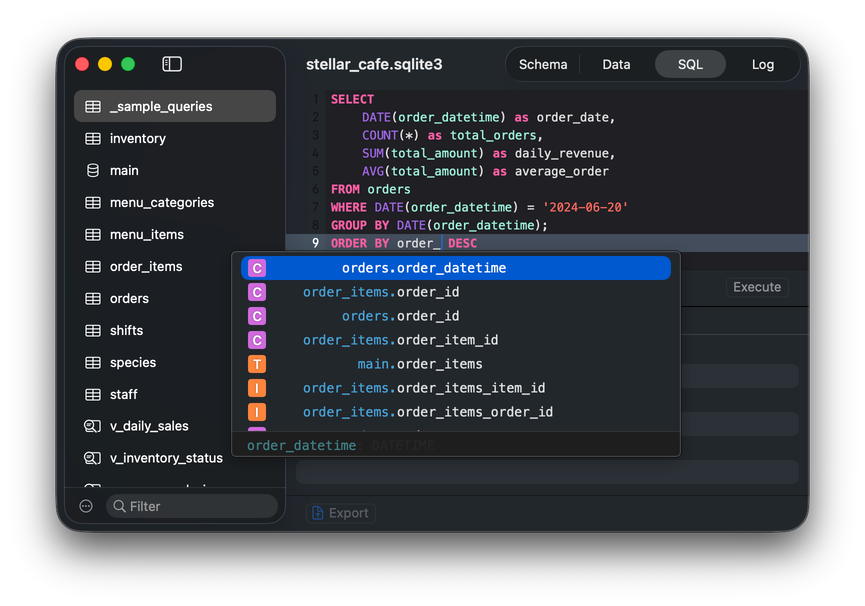 SQL Editor
